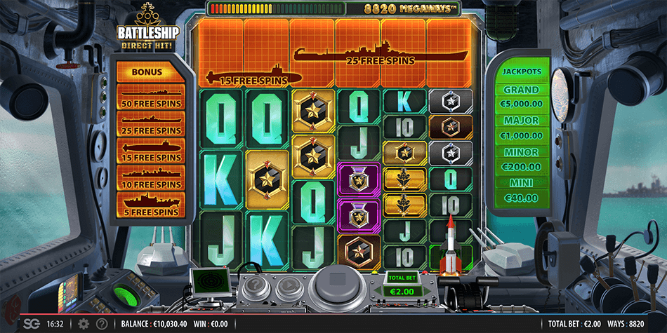 Battleship Direct Hit Slot gameplay