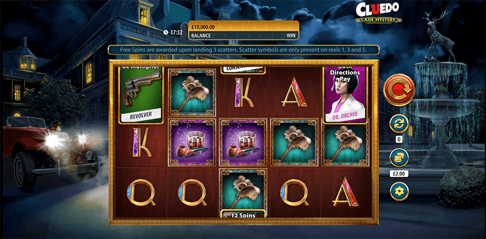 Cluedo Cash Mystery Slot gameplay