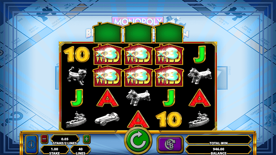 Monopoly Bring the House Down Slot gameplay
