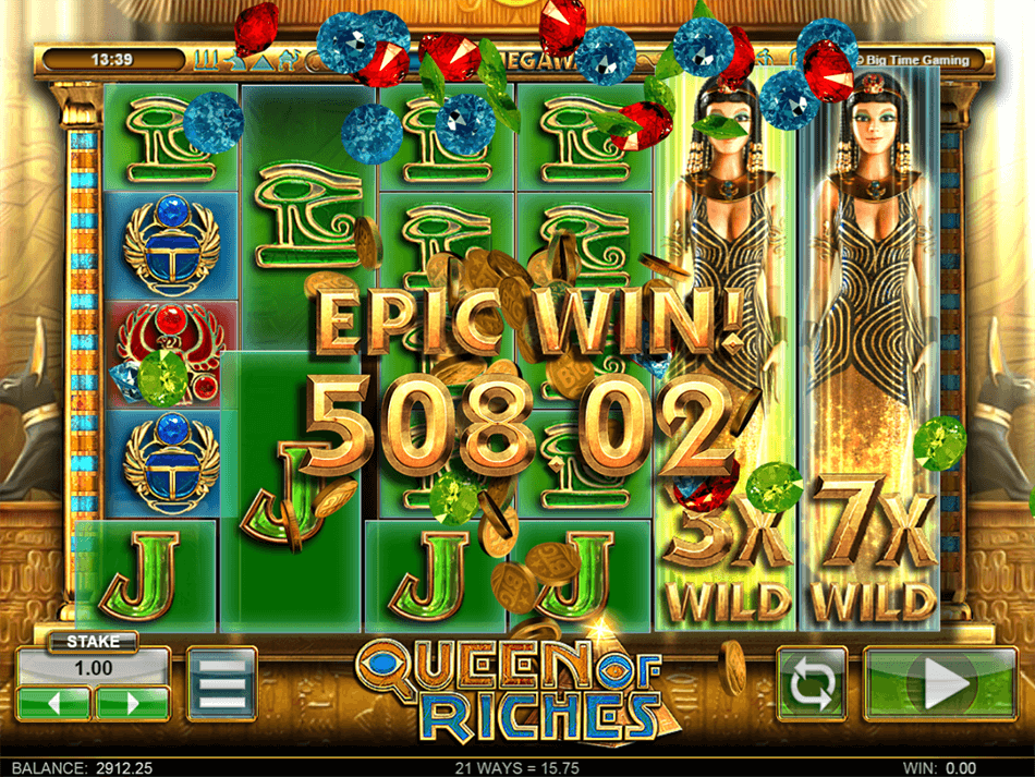 Queen of Riches Slot gameplay