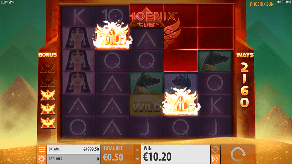 Phoenix Sun Slot gameplay