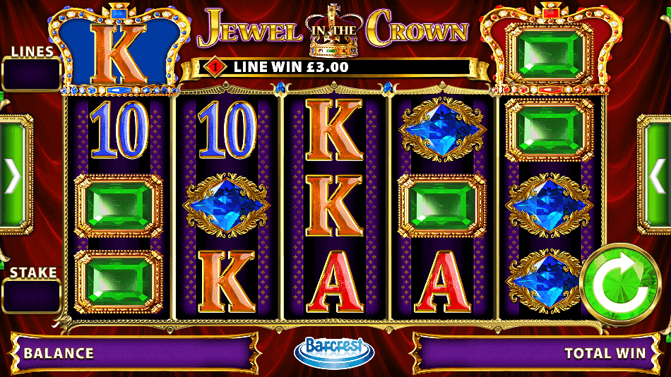 Jewel in the Crown Slot gameplay