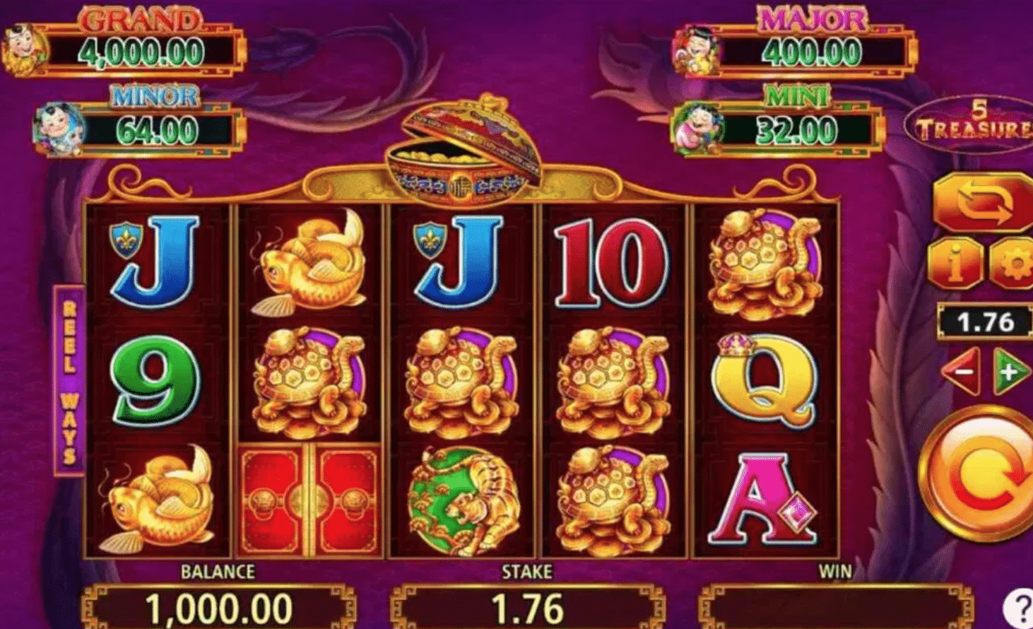 5 Treasures Slot gameplay