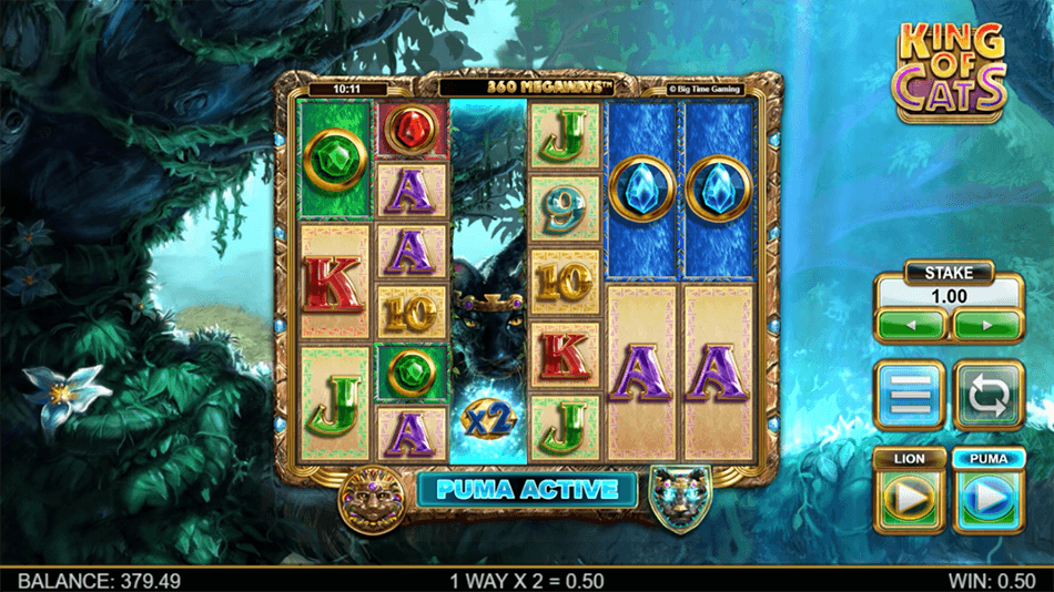 King of Cats Slot gameplay