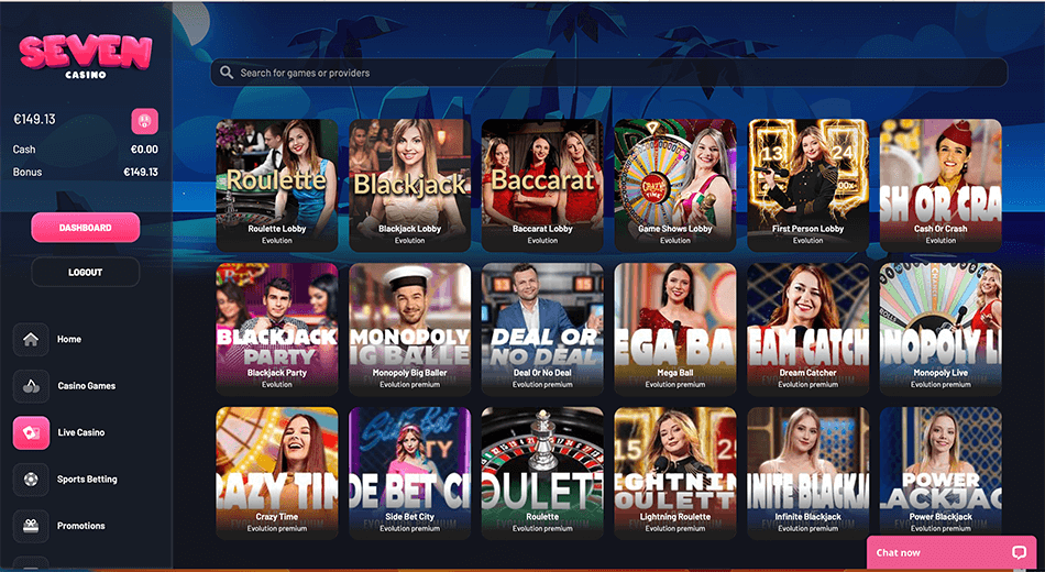 Live Casino Games