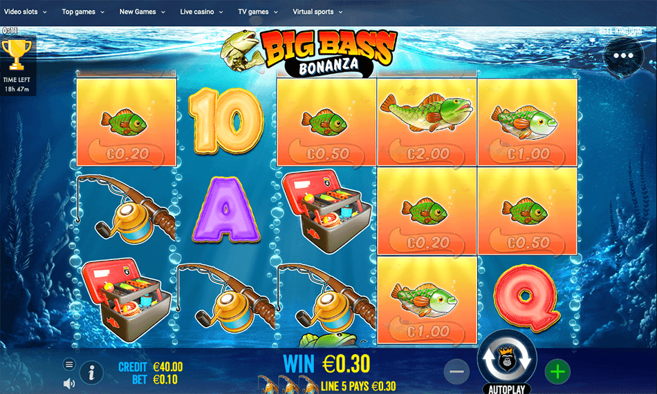 Big Bass Bonanza Slot gameplay