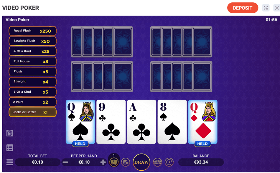 videopoker tonybet