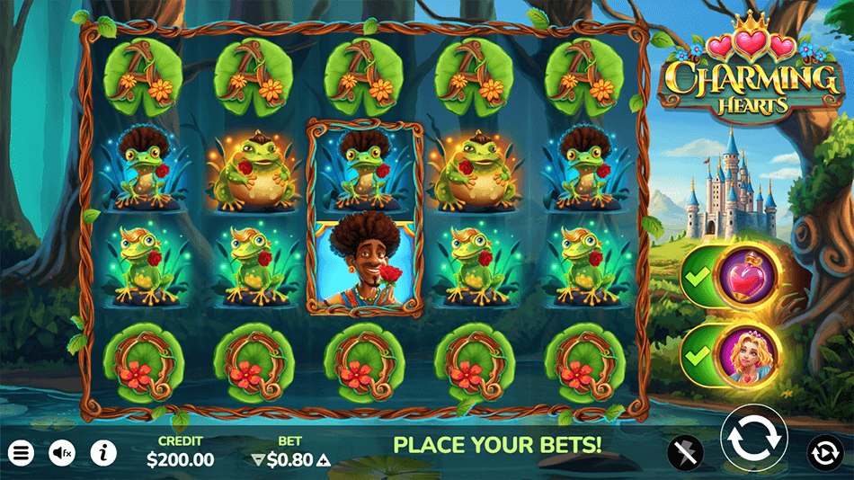 Charming Hearts Slot gameplay
