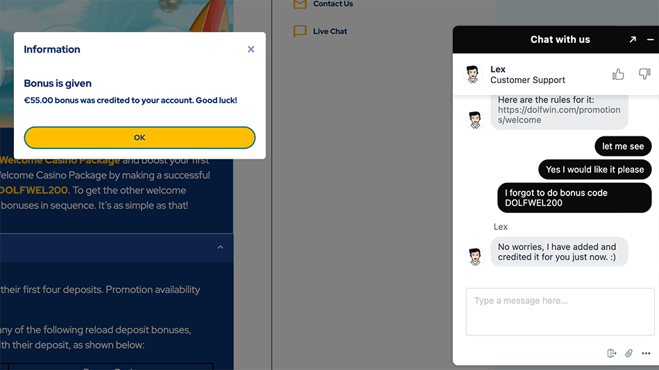 customercare dolfwin