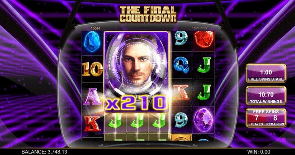 The Final Countdown Slot gameplay