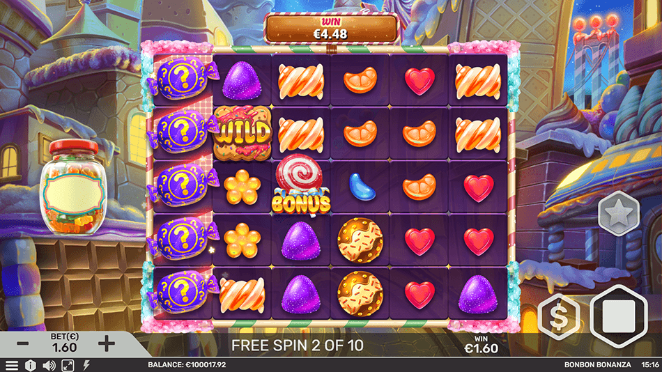 Bonbon Bonanza Slot gameplay