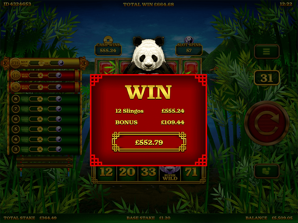 China Shores Slingo Slot gameplay