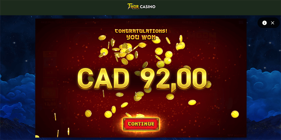 Thor Casino jackpots