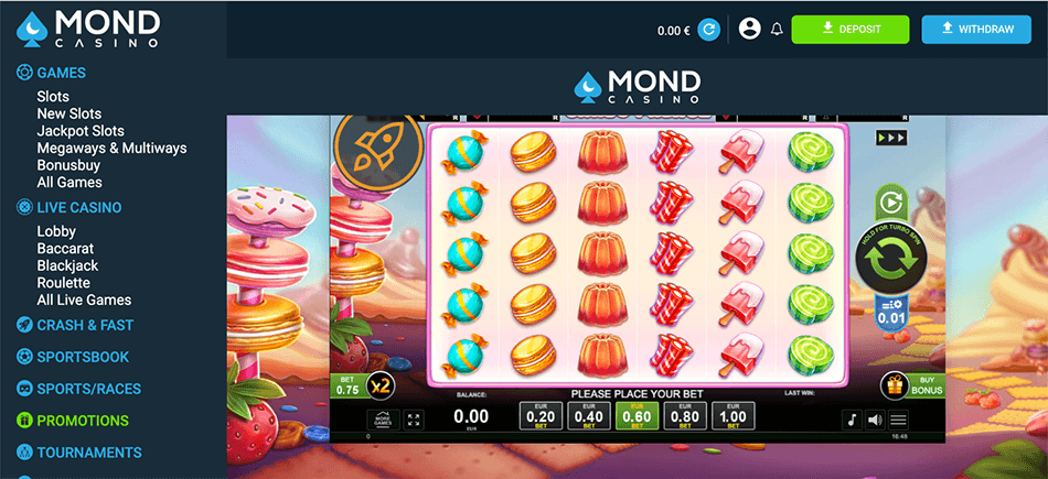 mond casino Candy Palace