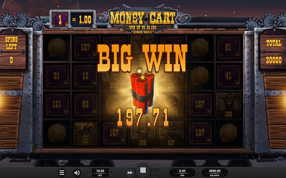 Money Cart Slot gameplay