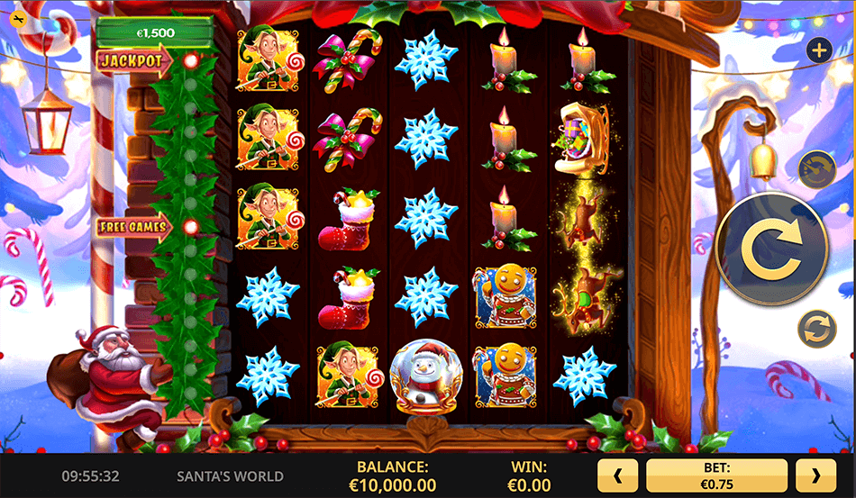 Santa’s World Slot gameplay