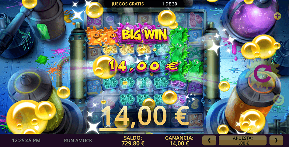 Run Amuck Slot gameplay