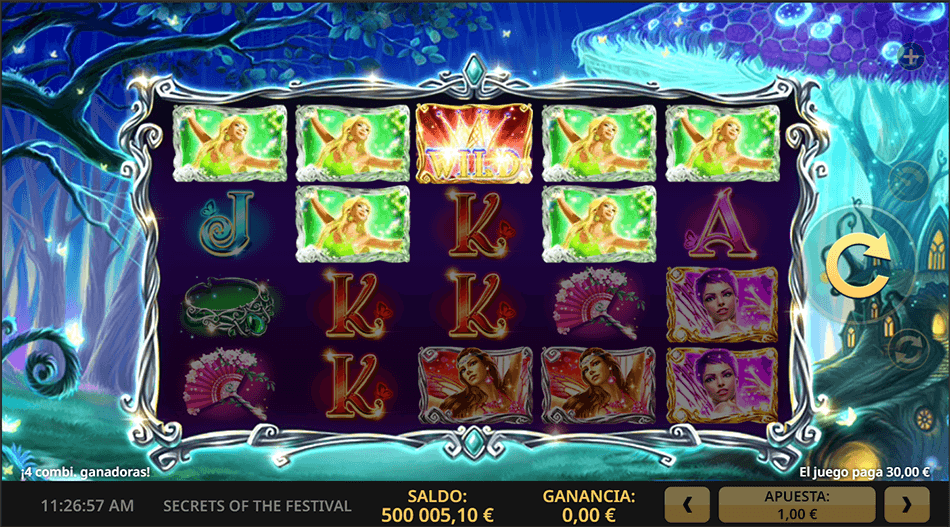 Secrets of the Festival Slot gameplay