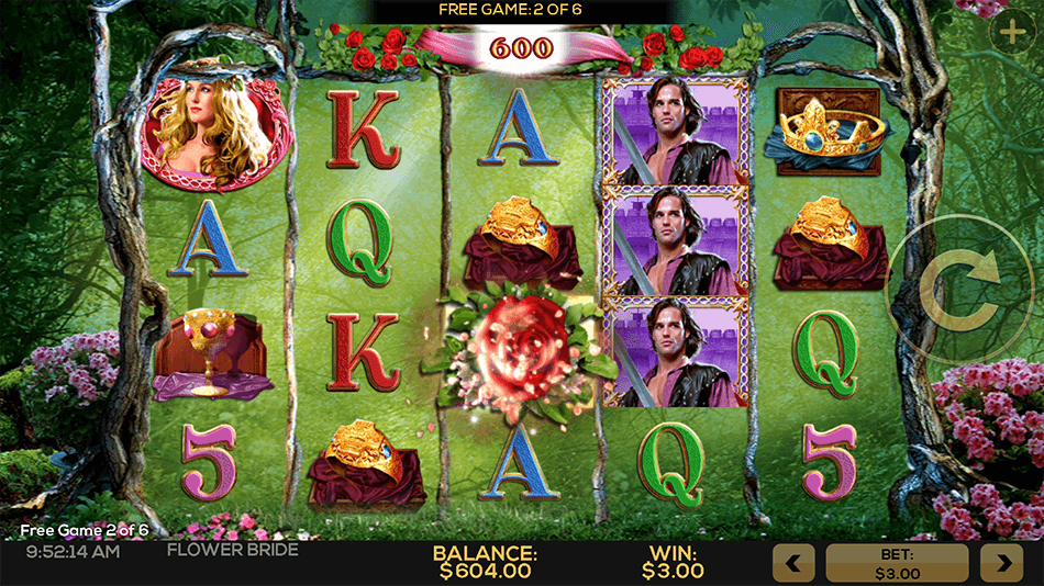 The Flower Bride Slot gameplay