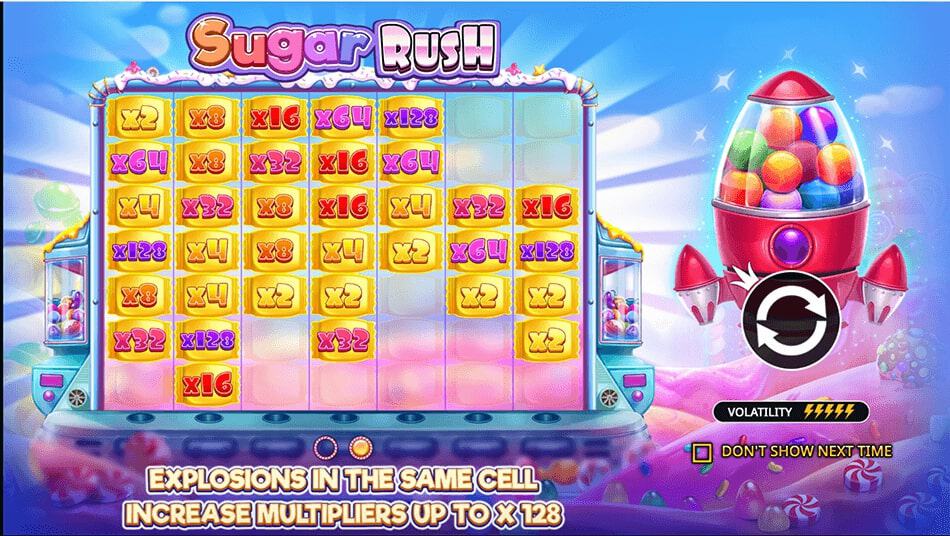 Sugar Rush Slot gameplay