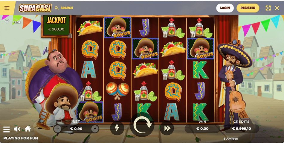 Supacasi Casino Amigos Jackpot