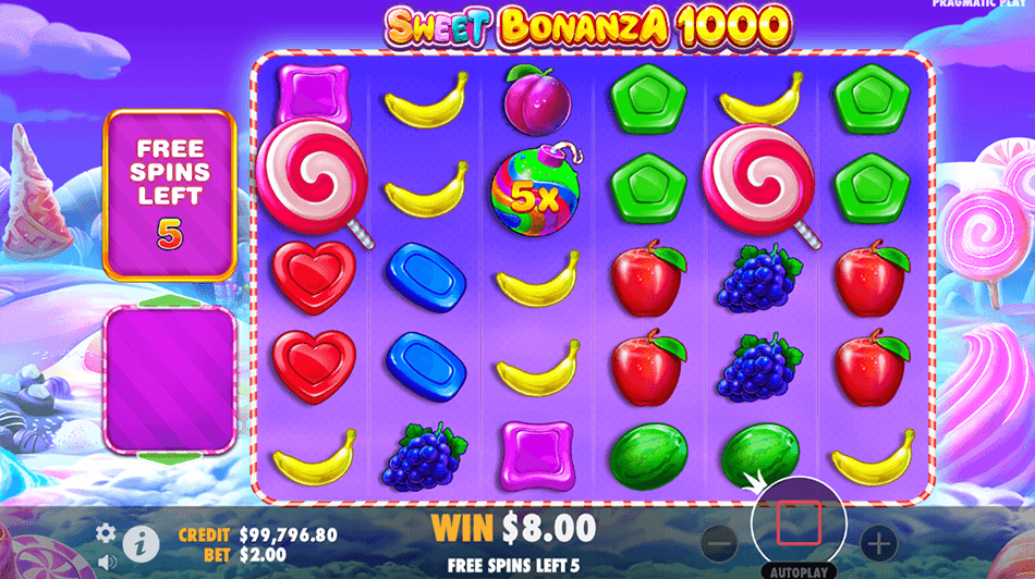 Sweet Bonanza 1000 Slot gameplay
