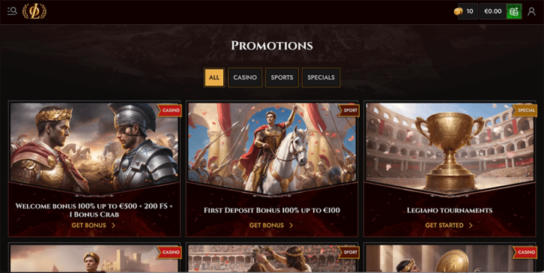 Legiano Casino Review 2026 | Bonus & Rating