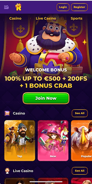 RoyalGame Casino on Mobile RoyalGame Casino on Mobile