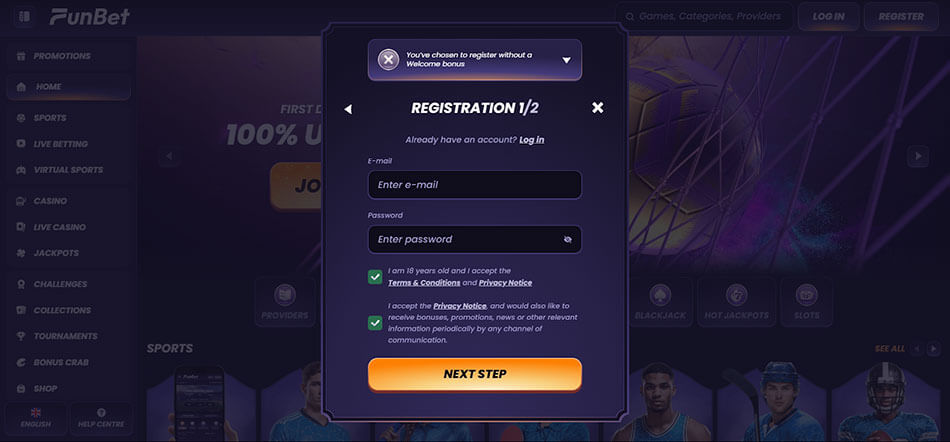 Funbet-registration1