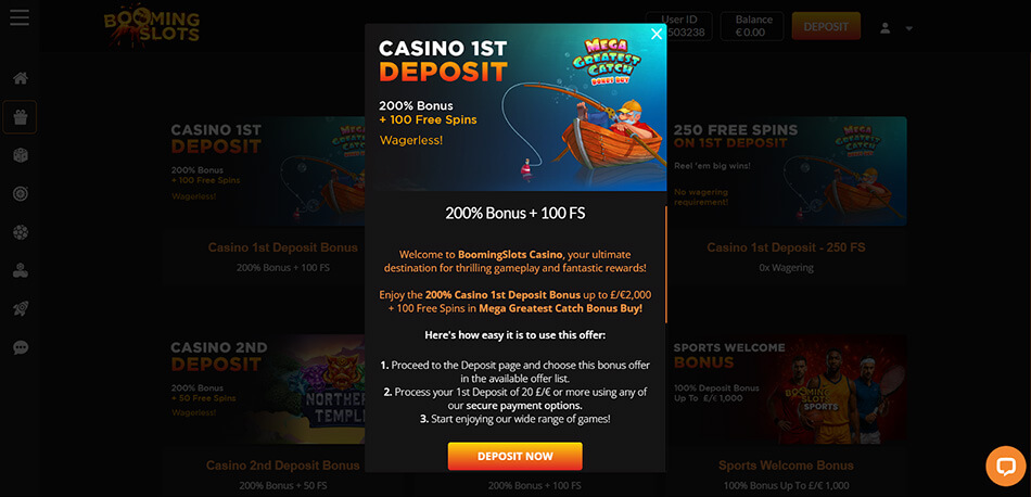 Booming-Slots-casino-deposit