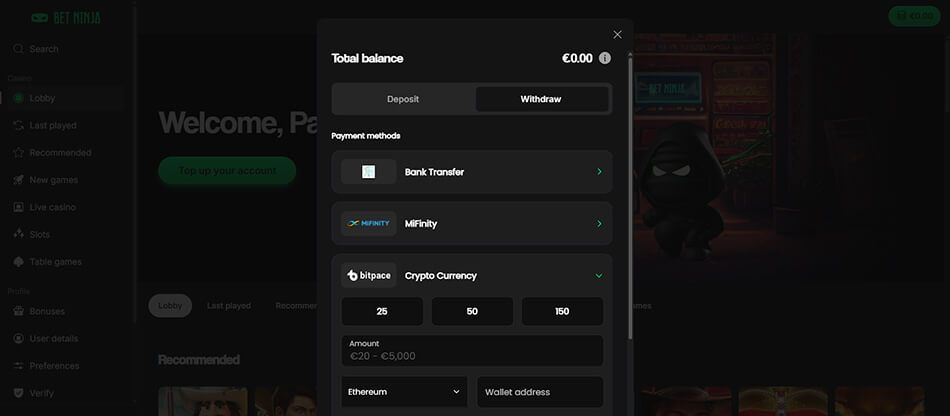 betninja-deposit