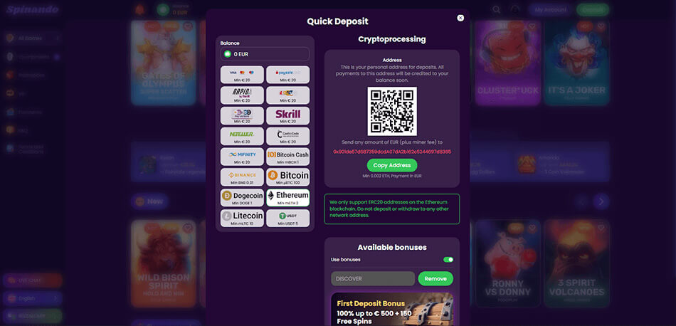 spinando-quickdeposit