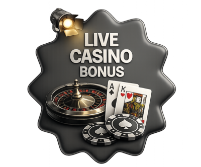 live casino bonus