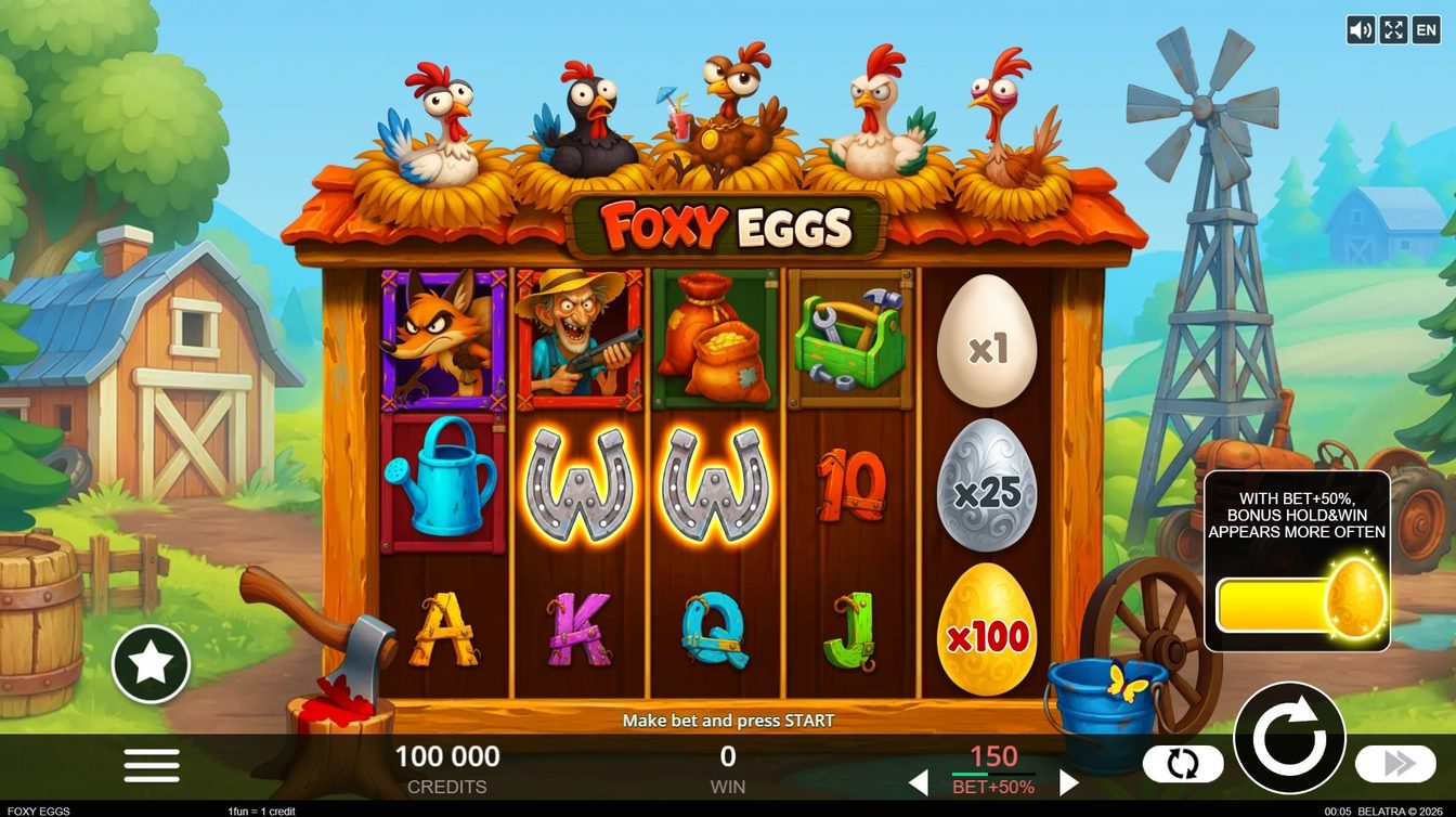 Foxy Eggs gameplay
