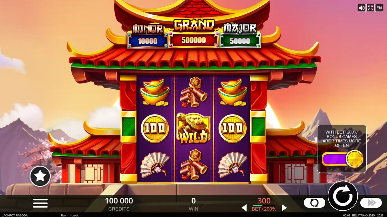 Jackpot Pagoda gameplay