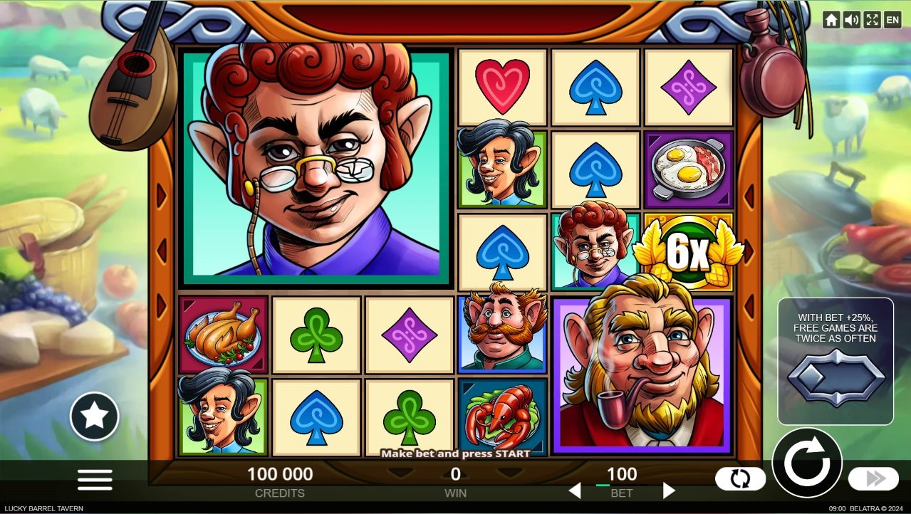 Lucky Barrel Tavern gameplay