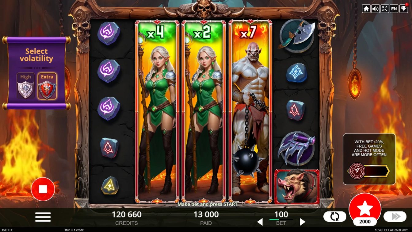 Slattors Battle - Orcs vs Elves gameplay