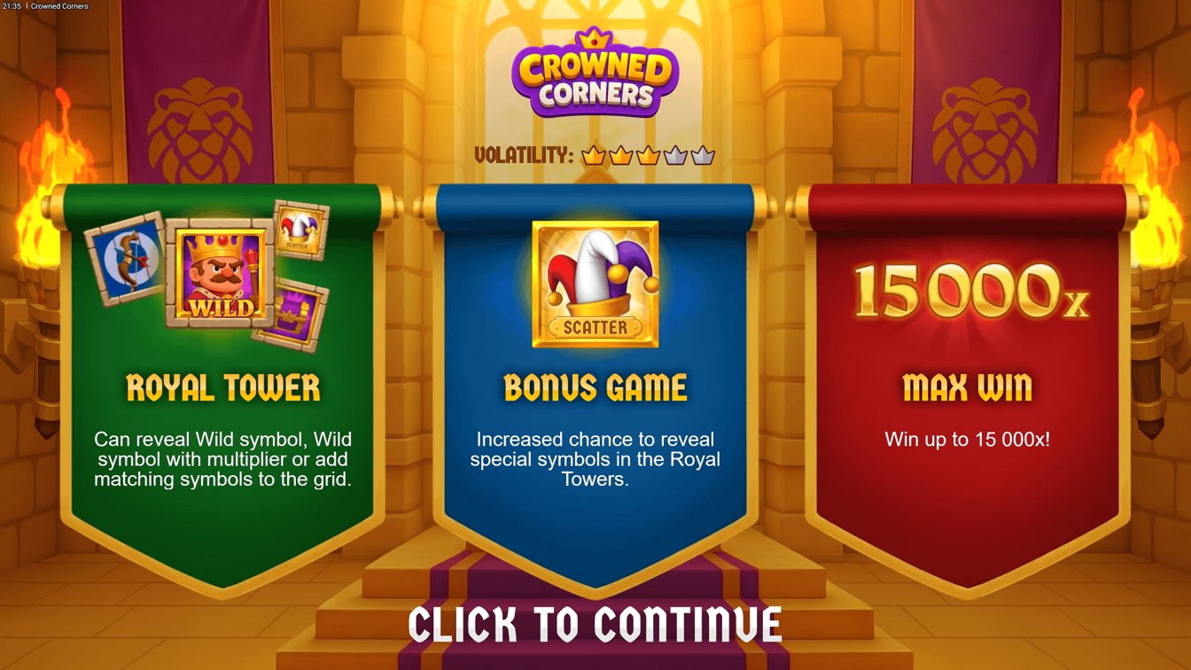 Crowned Corners gameplay