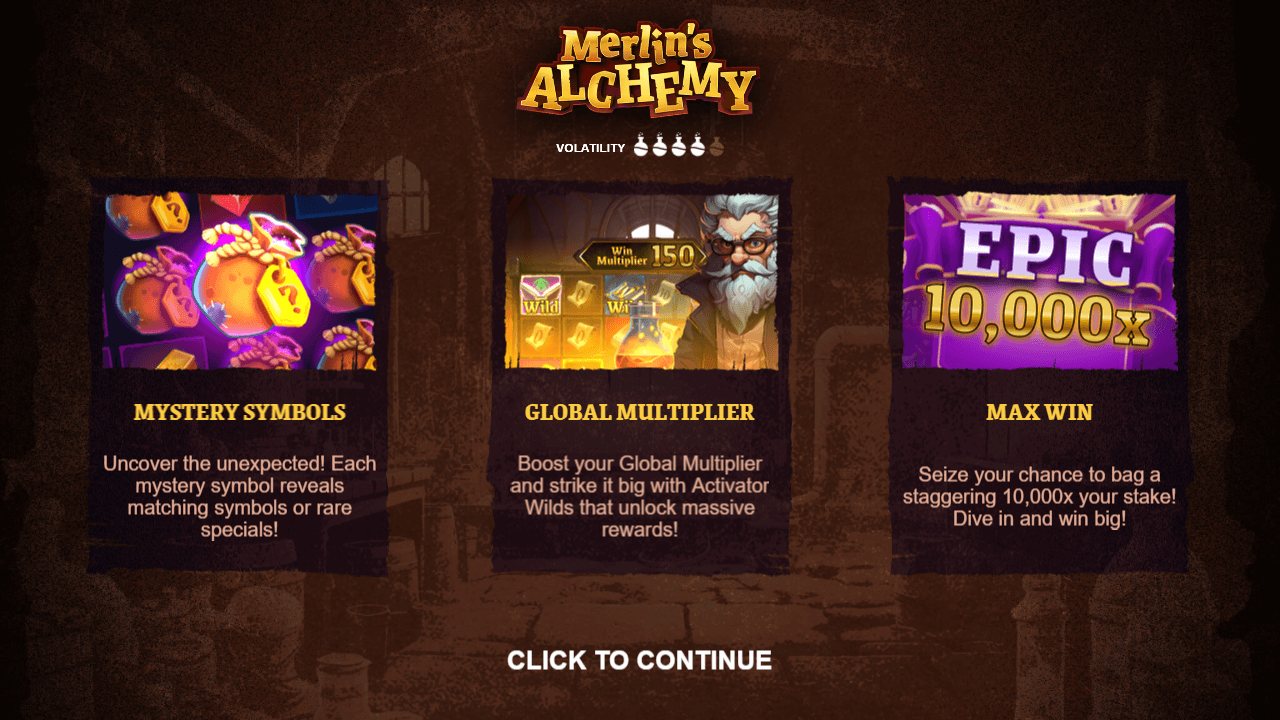 Merlin's Alchemy gameplay