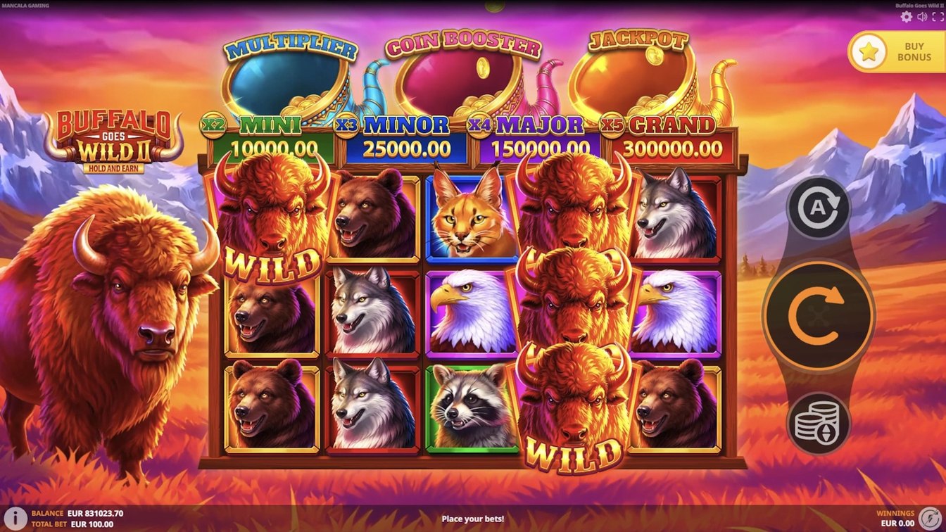 Buffalo Goes Wild II gameplay