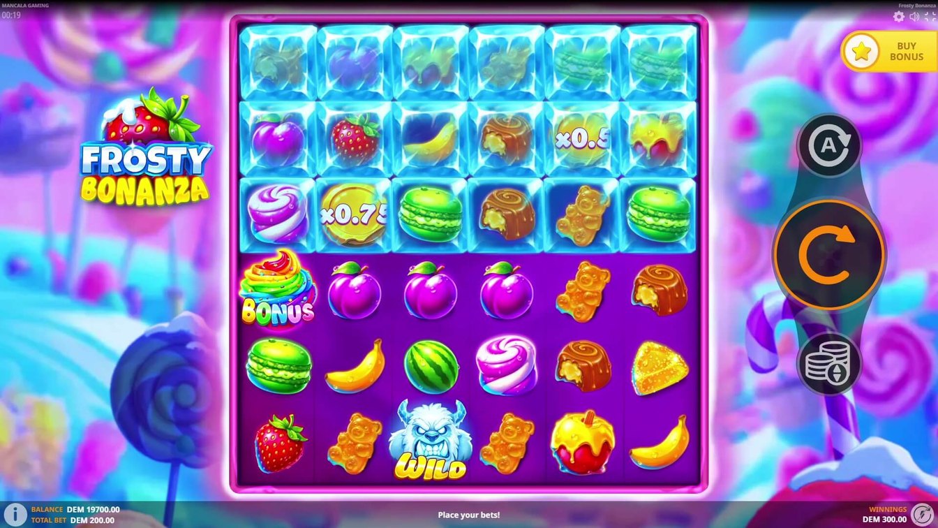 Frosty Bonanza gameplay